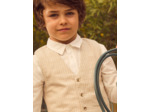 Gilet de costume beige