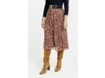 Jupe Longue Imprimee Avec Ceinture