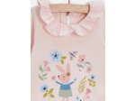 Blouse rose à animation fantaisie pour bébé fille