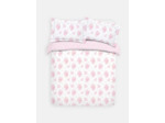 Parure de lit king size réversible à motif floral