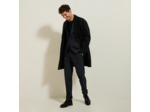 Veste de costume slim bistretch à carreaux - Bleu foncé