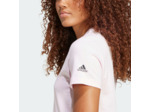 T-shirt imprimé en coton femme, rose