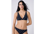 Triangle haut de maillot à pois