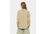 Chemise oversize beige kaki