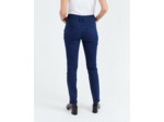 Pantalon long slim taille haute uni MARINE Femme