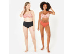 Haut de maillot de bain natation Femme - Lila poly rouge