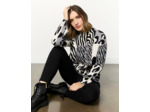 Pull épais jacquard GRIS Femme