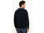 Pull Uni Col V Avec Chemise