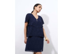 Robe courte unie MARINE