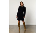 Robe courte unie NOIR