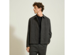 Veste mi-saison en flanelle - Gris moyen