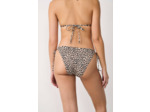 Culotte bikini ficelle bas de maillot à nouer imprimé léopard