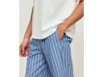 Pantalon en coton à rayures
