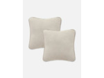 Lot de 2 coussins carrés à point de feston
