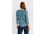 T-Shirt Col Mao Manches 3/4