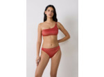 Brassière asymétrique haut de maillot irisé