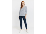 Tee-Shirt Col V Imprimé