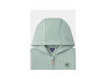 Gilet à capuche vert pour garçons