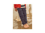 Pantalon bleu marine à fermeture éclair pour garçon