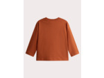 T-shirt orange animation dino pour garçon