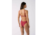 Triangle sans armatures détails bijoux haut de maillot