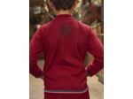 Gilet en maille piquée rouge