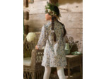 Robe fleurie en velours