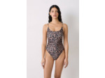 Maillot 1 pièce léopard