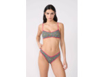 Brassière haut de maillot fleuri