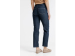 Pantalon denim coupe droite forme pont