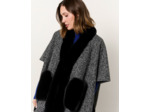 Cape unie GRIS Femme