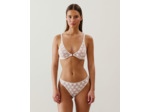 Culotte en tulle avec broderies blanche