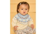 Pull jacquard fleurs