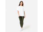 T-shirt oversize, col rond femme - écru