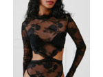 Body en dentelle florale