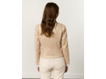 Perfecto court uni BEIGE Femme