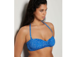 Bandeau armaturé haut de maillot imprimé léopard