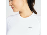 T-shirt anti-uv manches longues sailing 500 femme blanc, manche plasma