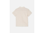 Chemise Oxford rayée à manches courtes