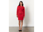 Gilet uni ROUGE Femme