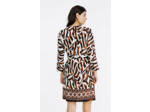 Robe ceinturée imprimée