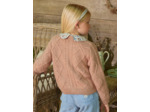 Gilet maille torsadée