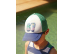Casquette blanche et verte