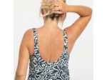 Maillot de bain femme 1 pièce tankini shorty heva ondu kaki