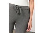 Pantalon 7/8 fuselé pied de puce ANTHRACITE Femme