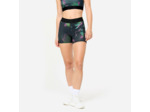 Short de fitness training avec ceinture élastiquée, motifs colorés