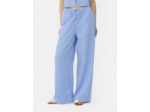 Pantalon rayé en seersucker
