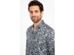 Chemise Manches Longues Petrole Dark