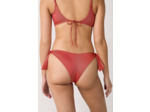 Bikini brésilien à nouer bas de maillot pailleté