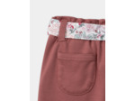 Pantalon avec ceinture fleuri